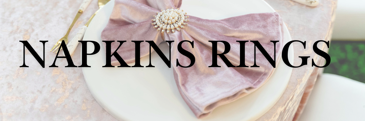 Discover our exquisite collection of napkin rings, perfect for any occasion. From elegant metals to stylish designs, find the perfect match for your table setting. Elevate your dining experience with our unique and decorative napkin rings.