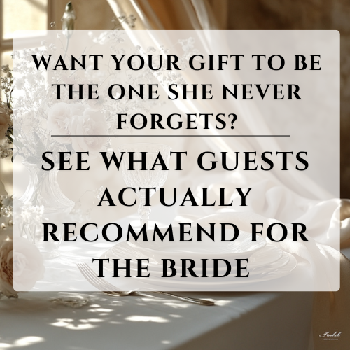 Top Wedding Shower Gifts Guests Recommend for the Bride