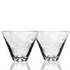 Lucy Stemless Martini Glasses, Set of 2