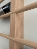 Unique Vertical Oak Wine Rack