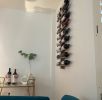 Unique Vertical Oak Wine Rack