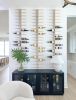 Unique Vertical Oak Wine Rack