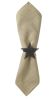 BLACK STAR NAPKIN RING