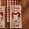CATNIP EMBROIDERED DISHTOWEL
