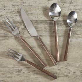 COPPER HANDLE FIVE PIECE PLACE SET