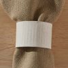 CRIMPED NAPKIN RING - CREAM