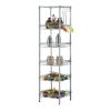 6-Layer Carbon Steel Storage Rack: Stylish & Space-Saving