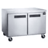 60 in. W 15.5 cu. ft. 2-Door Commercial Upright Undercounter Refrigerator