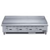 48" Griddler (24" Depth)  4-Burner Commercial  Griddle in Stainless Steel with 4 legs