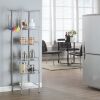 6-Layer Carbon Steel Storage Rack: Stylish & Space-Saving