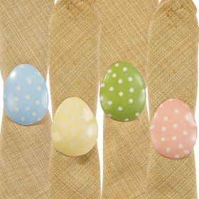 Easter Egg Napkin Rings Set of 4