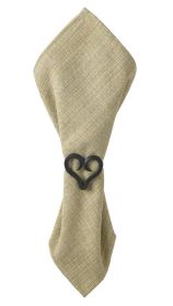 Forged Heart Napkin Ring - Iron Finish
