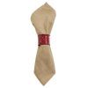 GRANITE ENAMELWARE NAPKIN RING - RED