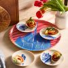 Horseshoe Crab Large Round Birchwood Tray