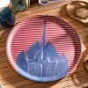 Horseshoe Crab Large Round Birchwood Tray