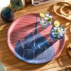 Horseshoe Crab Large Round Birchwood Tray