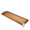 Longboard 36” Acacia Cheese Platter with Metal Handles