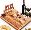 Premium Wooden Cheese Board Set with Knife and Fork