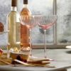 Quinn Coupe Glasses, Set of 2 - Rose