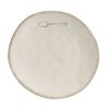 VILLAGER SALAD PLATE SPOON - CREAM
