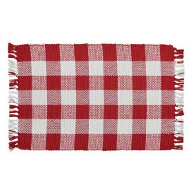 WICKLOW CHECK PLACEMAT - RED&CREAM
