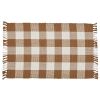 WICKLOW YARN PLACEMAT-BROWN AND CREAM