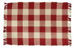 WICKLOW YARN PLACEMAT - GARNET