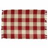 WICKLOW YARN PLACEMAT - GARNET