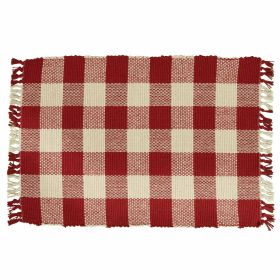 WICKLOW YARN PLACEMAT - GARNET