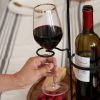 Wine and Cheese Caddy – Acacia Wood Board with Bottle & Glass Holder