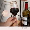 Wine and Cheese Caddy – Acacia Wood Board with Bottle & Glass Holder