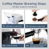 20 Bar Espresso Machine with Milk Frother for Home Brewing