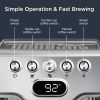 20 Bar Espresso Machine with Milk Frother for Home Brewing